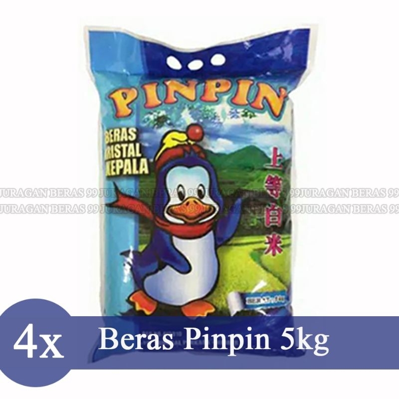 

(instan only) Beras Pinpin premium 5kg isi 4 pcs