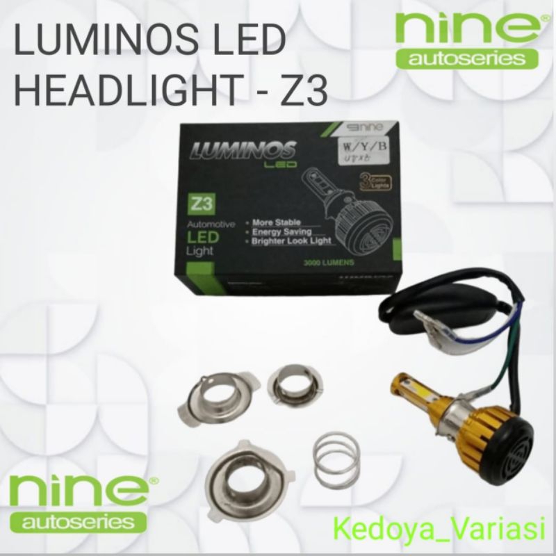 LAMPU LED LUMINOS Z3 ORIGINAL 3 WARNA UNIVERSAL