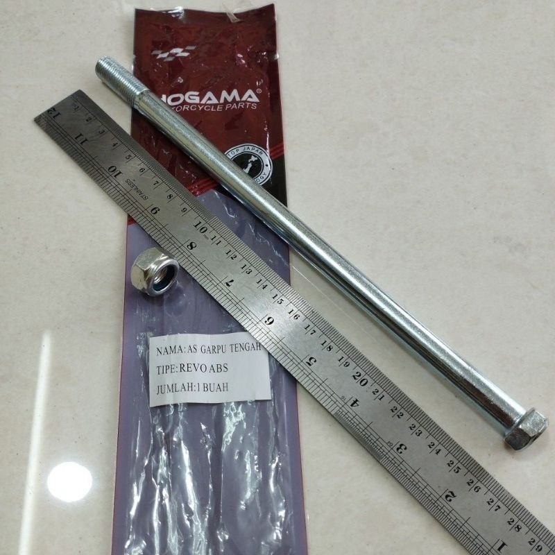 HOGAMA AS GARPU TENGAH REVO ABSOLUTE (PANJANG 26CM) /F1 ZR /VEGA /CRYPTON /RXK /AS FOROK FORK SWING 