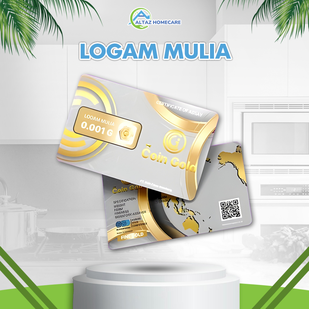 Logam Mulia 0.001 gram Coin Gold Coingold Babygold Mini gold Minigram Emas Kecil