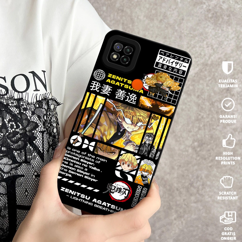 Case Xiaomi Redmi 9C - Casing Hp Xiaomi Redmi 9C Motif Kimetsu - Softcase Xiaomi Redmi 9C - Softcase