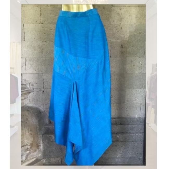 Jani Skirt Endek Seseh Biru