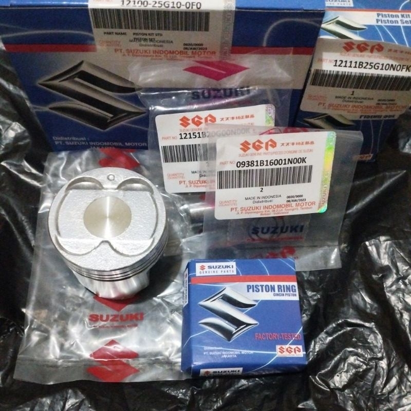 PISTON KIT RING SEHER SET SATRIA FU 150 STANDAR OS/25/50/75/100