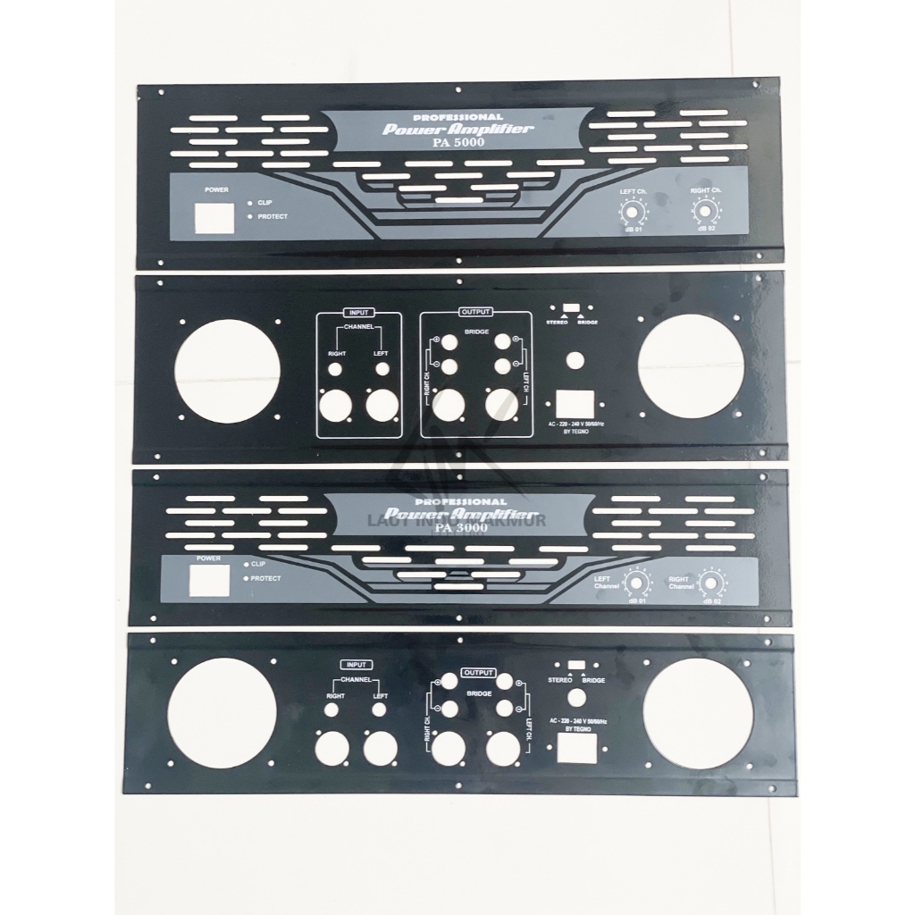 PLAT COVER PA3000 / PA5000 (1 SET) PREMIUM BOX PANEL PA 3000 PA 5000BOX PANEL DEPAN BELAKANG POWER A