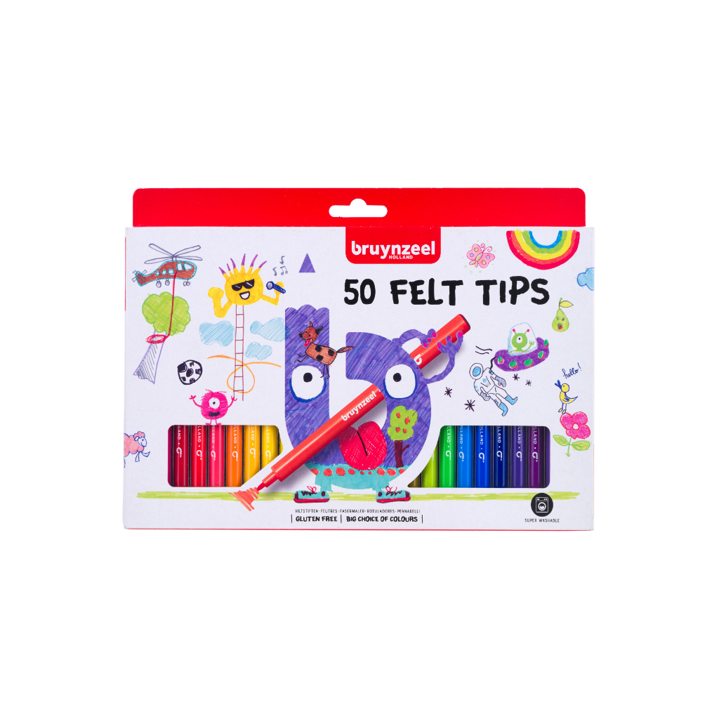 

Bruynzeel Kids Felt Tips Set 50