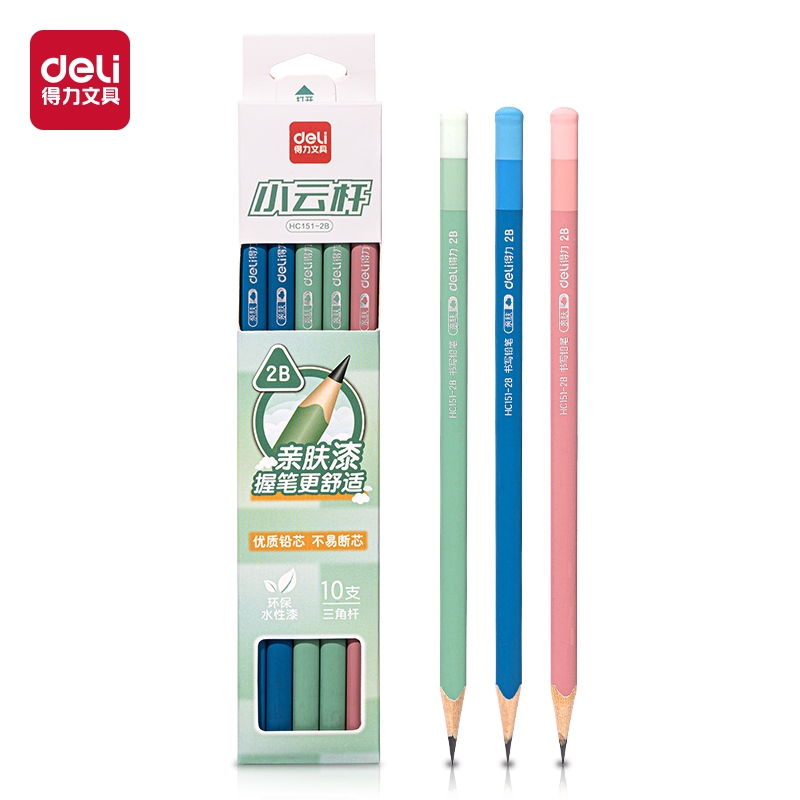 

Deli Pensil Sketsa / Graphite Pencl 10 PCS HC151-2B