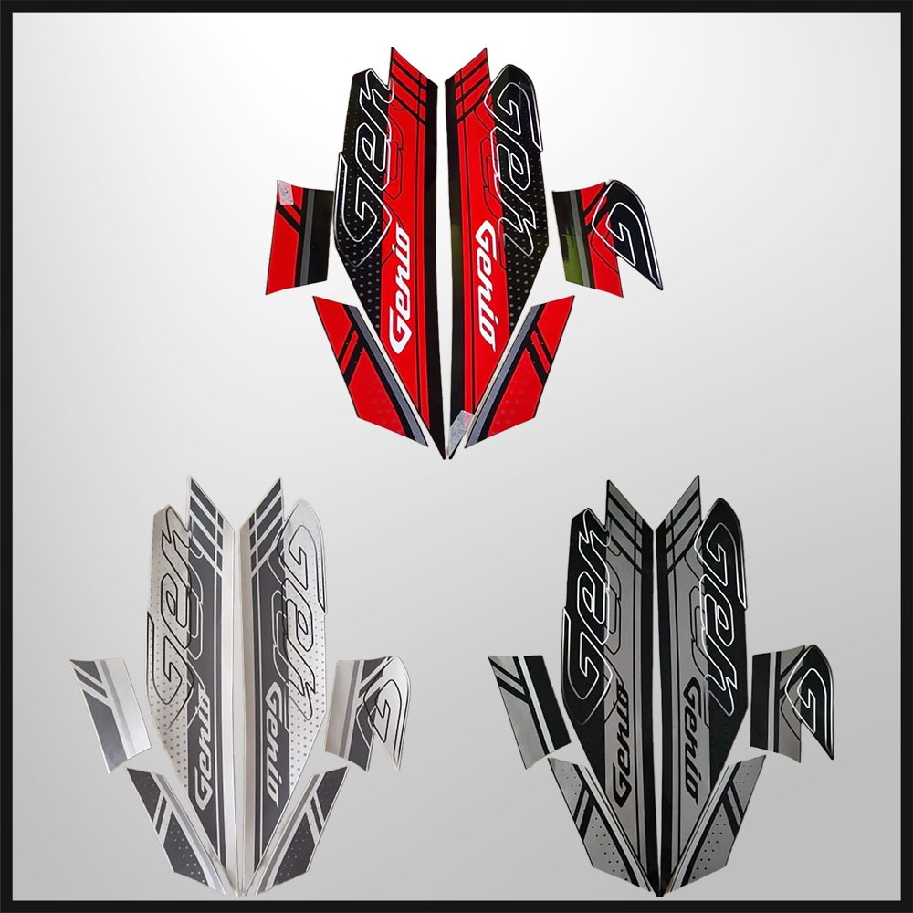 STRIPING STANDART HONDA GENIO 2021 STIKER BODY GENIO 2021 LIS BODY GENIO 2021 TERMURAH TERLARIS