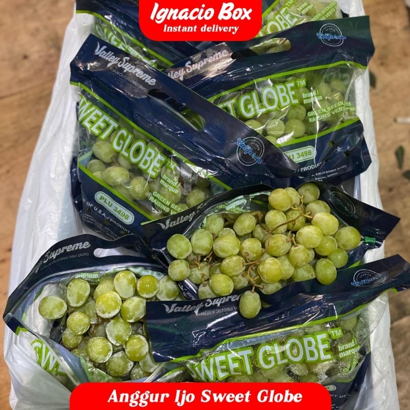 

Anggur Hijau Sweet Globe Import Fresh IgnacioBox