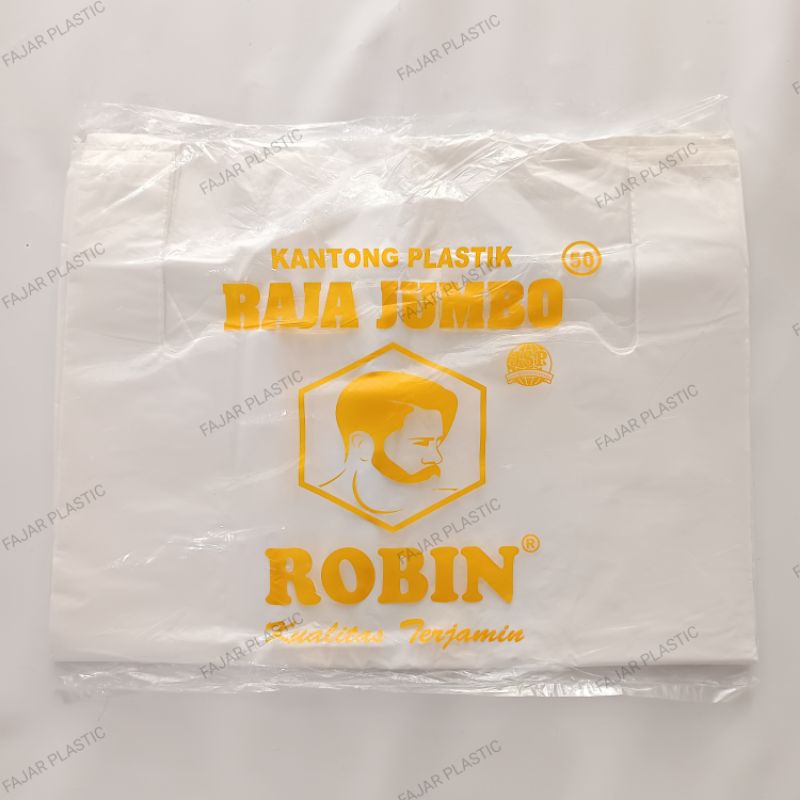 Kantong Plastik Jumbo Ukuran 50 - Plastik Raja Jumbo - Plastik Robin Ekstra Besar - Plastik Putih Su