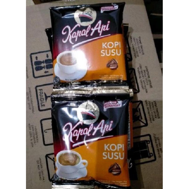 

Kopi kapal api kopi susu 31grx10pcs