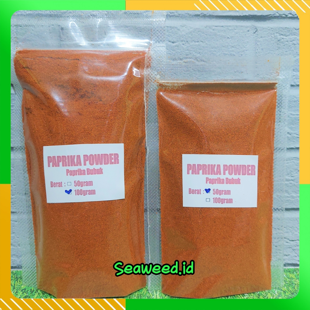 

Paprika Bubuk / Ground Paprika / Rempah / 100% PREMIUM QUALITY Rempah Bumbu Dapur Paprika powder