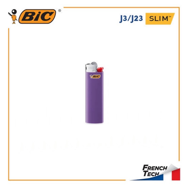 Korek Api BIC Gas Lighter J3 Slim - Purple