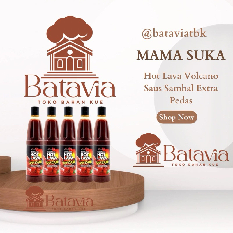 

Mamasuka Hot Lava Volcano Saus Sambal Extra Pedas 310g | Saus Dan Dressing
