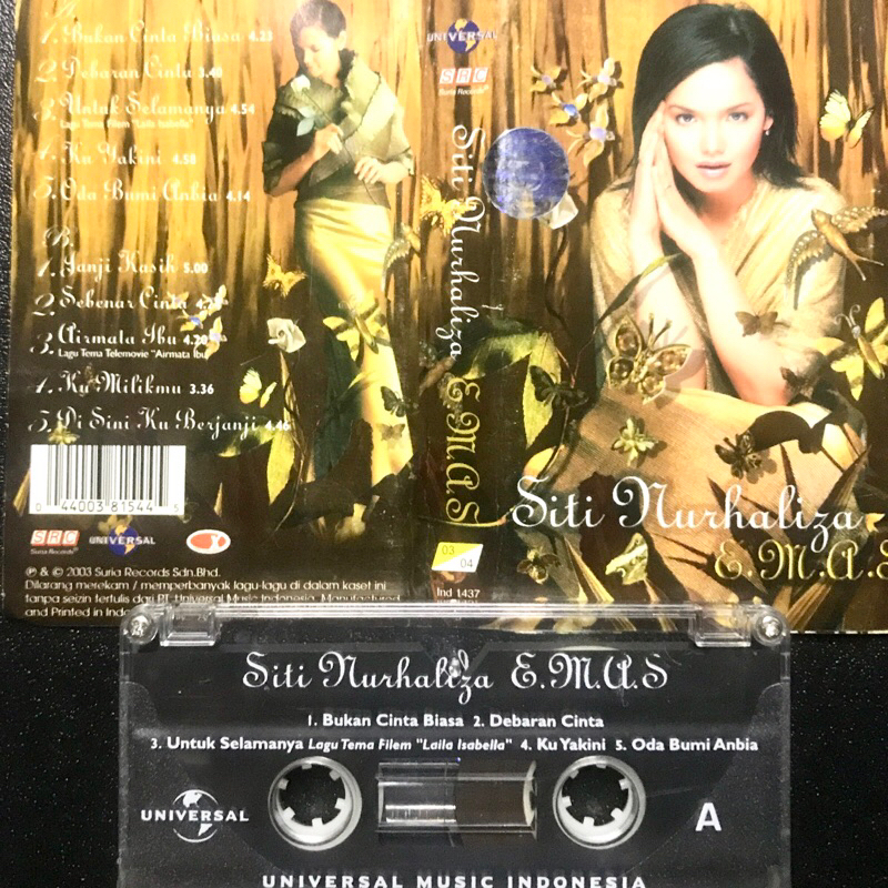 KASET PITA SITI NURHALIZA EMAS