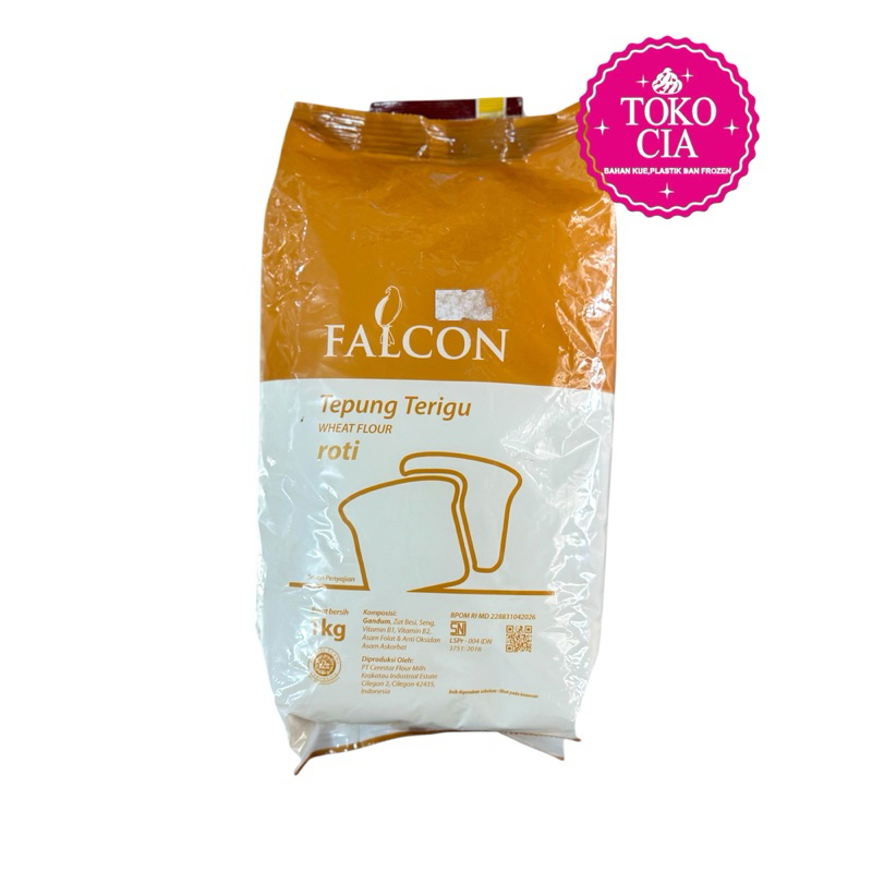 

Falcon Tepung Terigu Roti 1kg