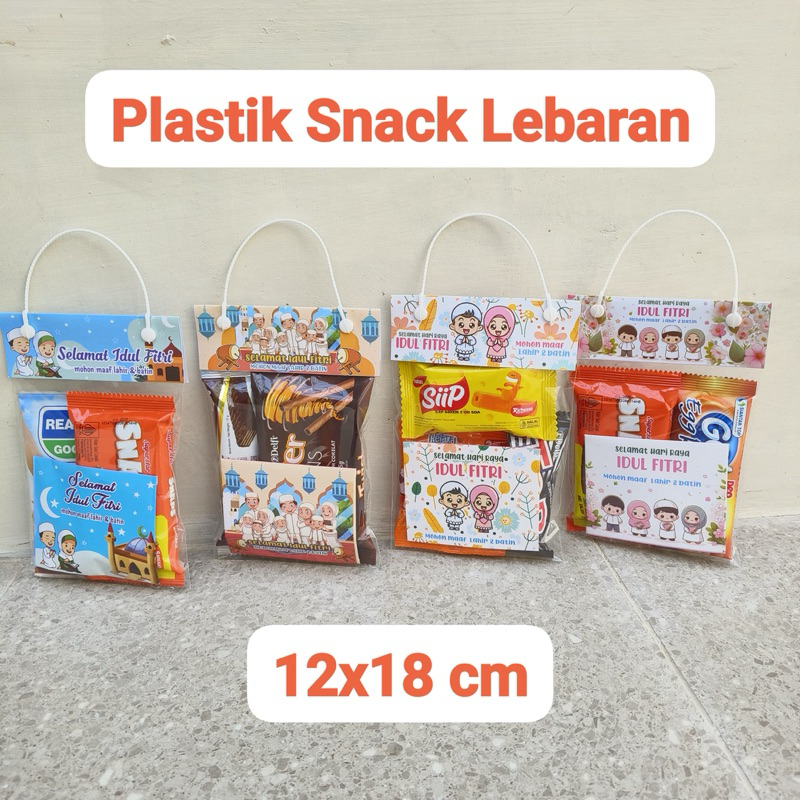 

(isi 10pcs) Plastik Snack Lebaran | Kemasan Snack | Tas Plastik Snack