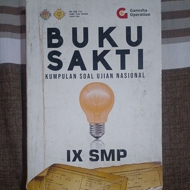 [PRELOVED] Buku Sakti Kumpulan Soalan Ujian Nasional IX SMP Ganesha Operation | Buku Latihan Soal UN
