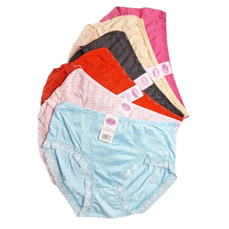 Celana dalam wanita import laisy polkadot 1 pcs