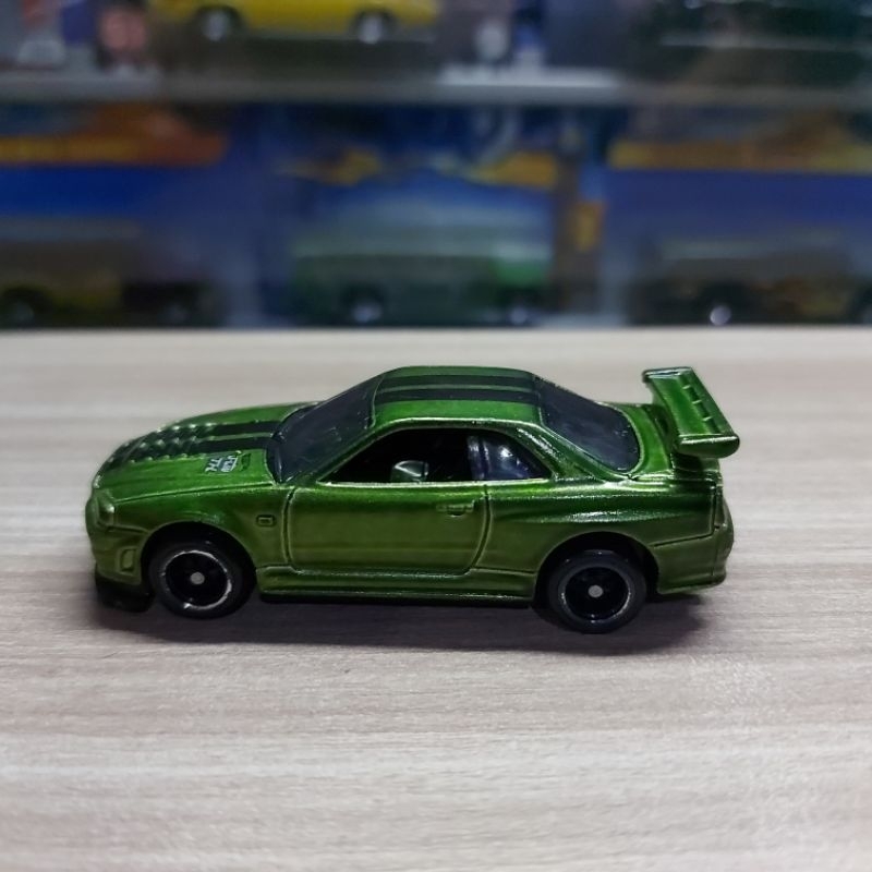 HOT WHEELS NISSAN SKYLUNE GT-R BNR34 R34 - LOOSE - UNRIVET - SUPER TREASURE HUNT - THS - STH