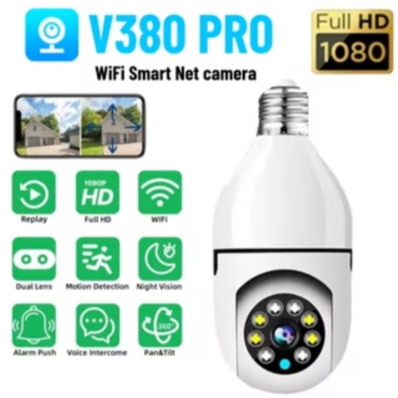CCTV IP Camera 8MP  V380 Pro - CCTV Bohlam