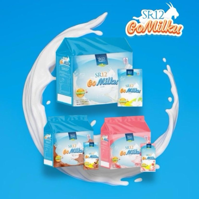 

GOMILKU POUCH/PACK SR12 1000 gr | DENGAN 3 VARIAN RASA ORIGINAL COKELAT STROBERI | Susu Rendah Gula