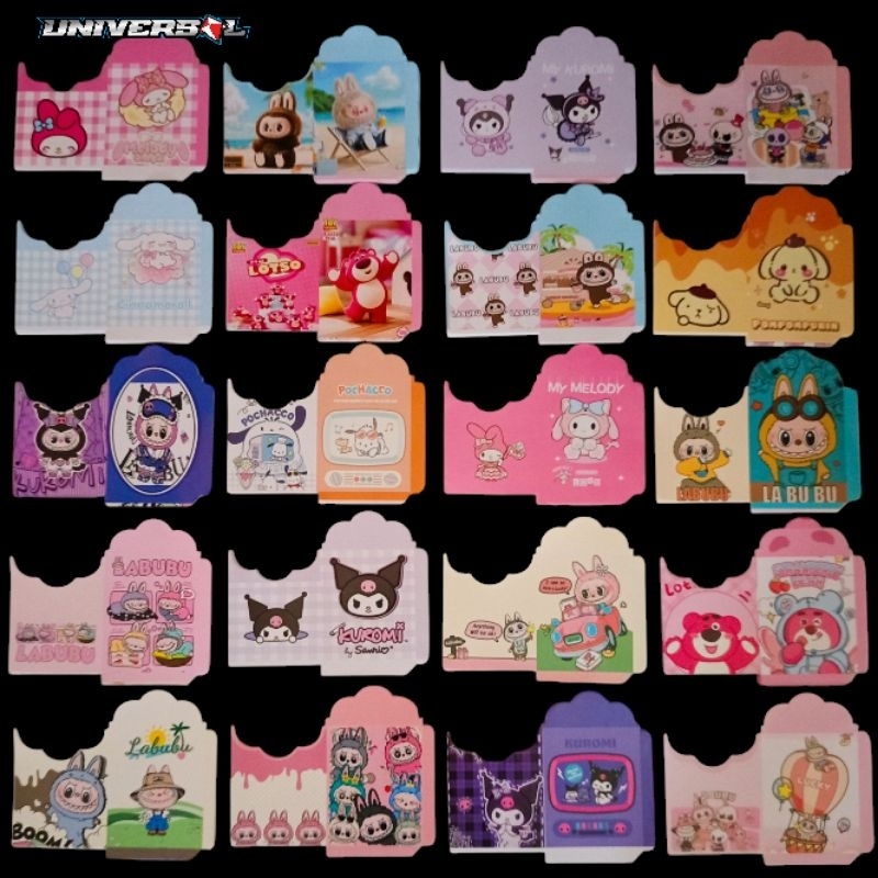 

Amplop Lebaran LABUBU Mix KUROMI SANRIO Medium isi -+1000lembar