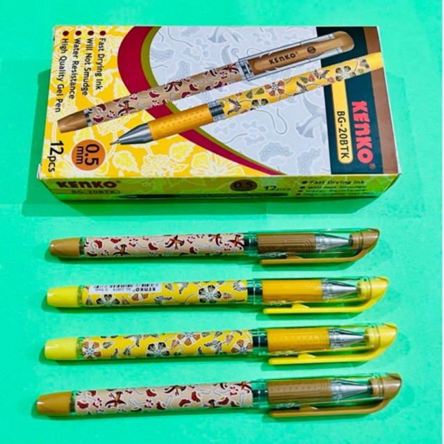 

PULPEN GEL KENKO BG-20 BATIK/12 PCS