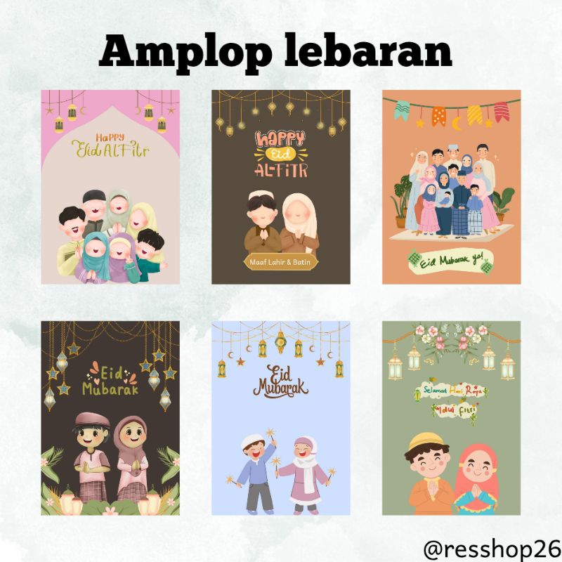 

Amplop Lebaran Idul Fitri (isi 50pcs) Amplop Karakter Angpao Lucu
