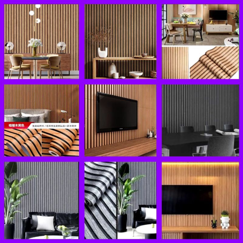 Wallpaper Dinding Motif Panel Wallpaper Dinding 3D Wallpaper Dinding Kamar Tidur Wallpaper Dinding R