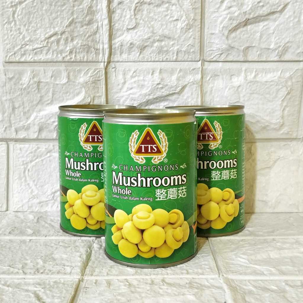 

TTS Champignons Mushroom Whole Jamur Utuh Dalam Kaleng 425gr Free Bubble Wrap dan Dus Tebal