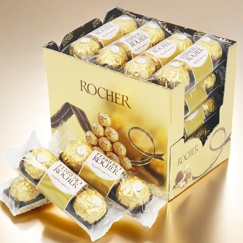 Ferrero Rocher Cokelat Hazelnut Premium / Cokelat Ferrero Rocher / Cokelat Impor Ferrero Rocher /