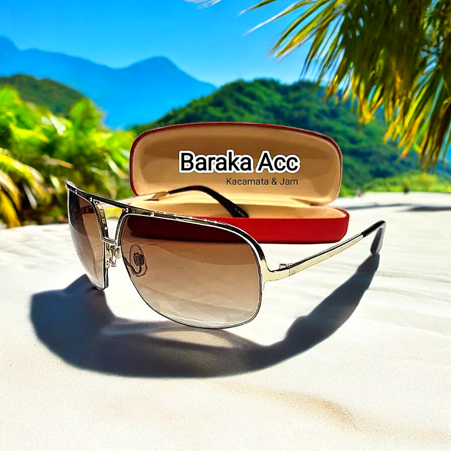 Kacamata Gaya Fashion Pria Wanita Baraka Acc Free Box & Kain Lap Berkwalitas Baik