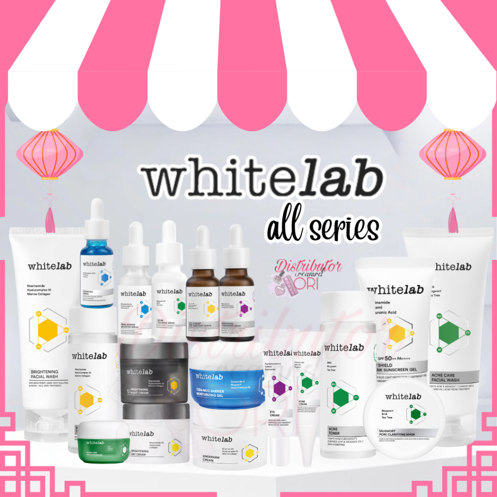 WHITELAB | paket acne | serum | face wash | toner |BPOM ORIGINAL