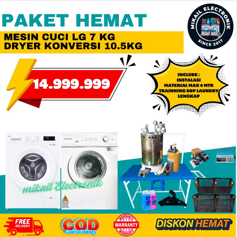 PAKET USAHA LAUNDRY PEMULA HEMAT LENGKAP