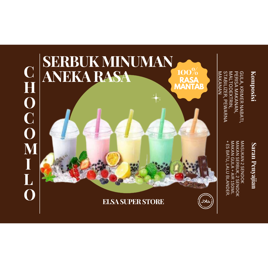 

SERBUK MINUMAN RASA CHOCO MILO 500GR