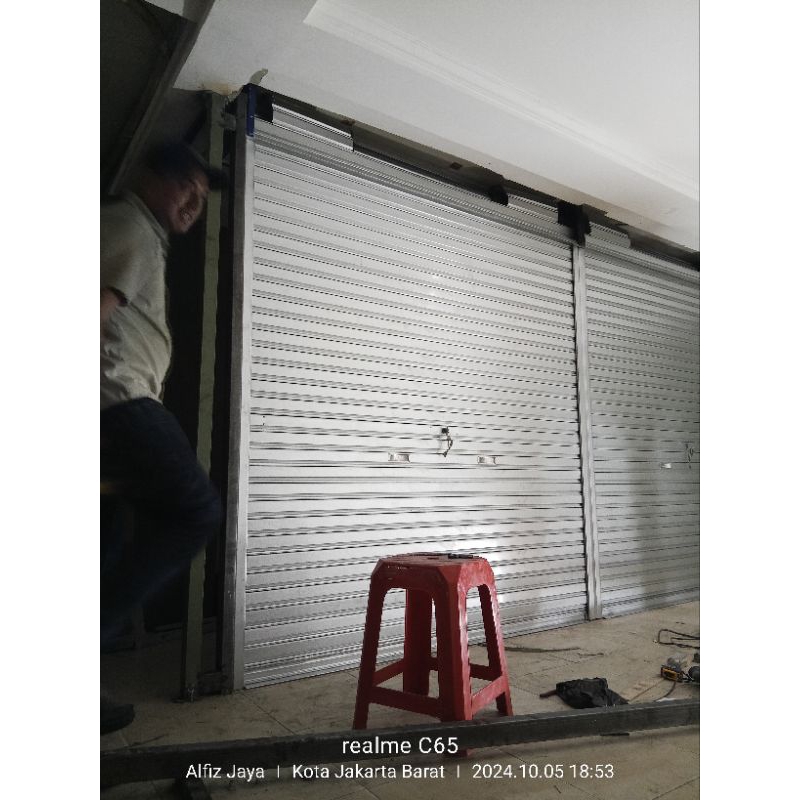 Rolling door pintu pengaman ruko