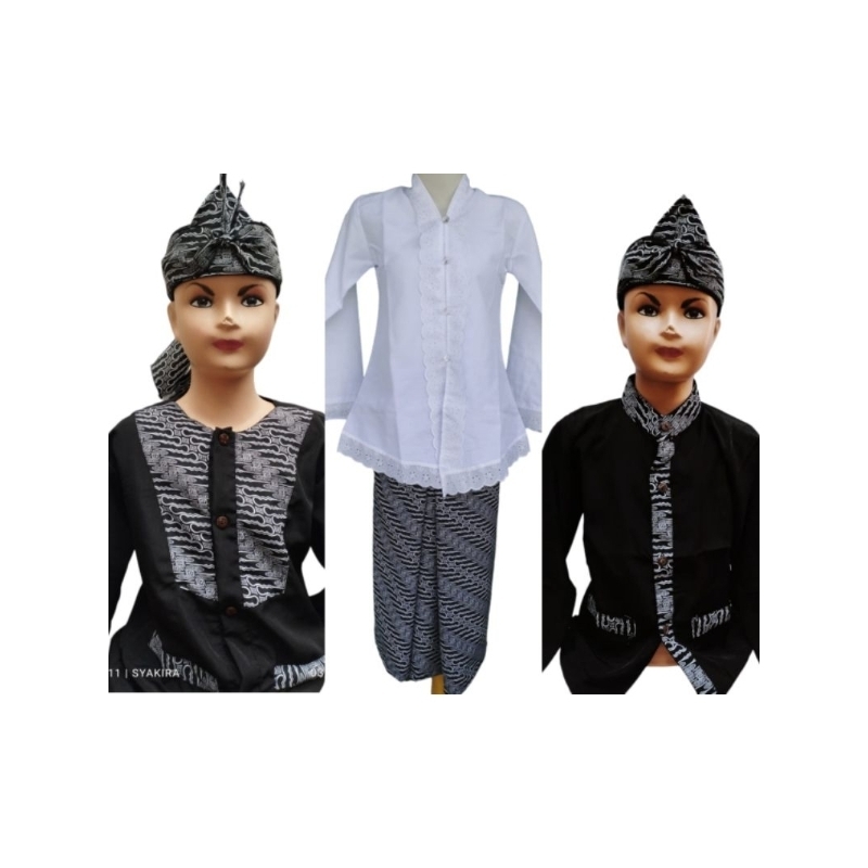 Couple_baju adat Sunda anak/kebaya dan baju pangsi anak sekolah usia 3_12 tahun