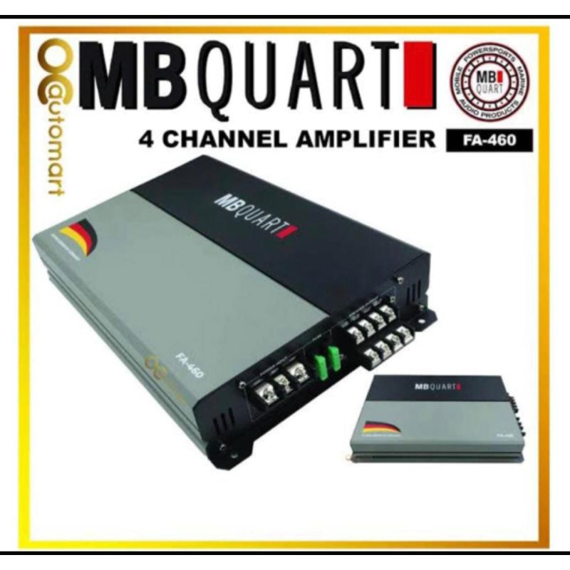 Power MB Quart 4 Chanel NewFA 460 - Power Original MB Quart