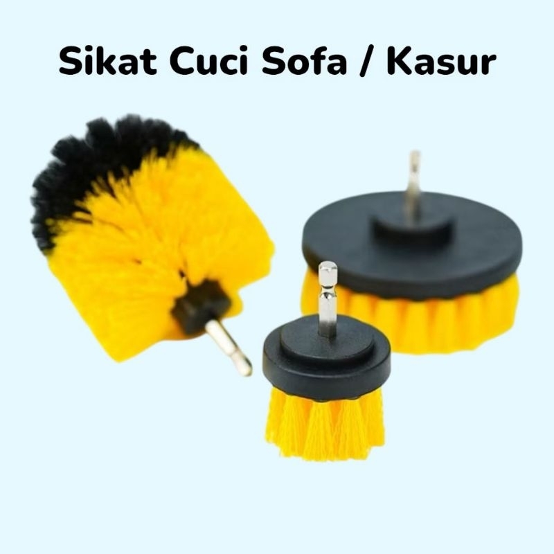 Sikat Cuci Sofa  Sikat Cuci Kasur Sikat Bor Listrik Alat cuci sofa sapaclean