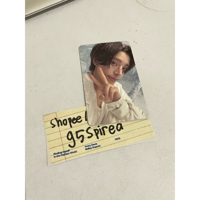 photocard pc jake sticker daydream blue noon white midnight album enhypen official