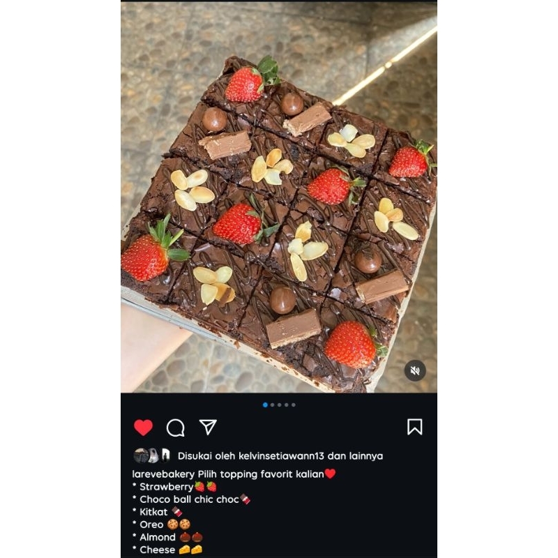 

BROWNISE CUSTOM BY LAREVEBAKERY ORDER BY CHAT TQ