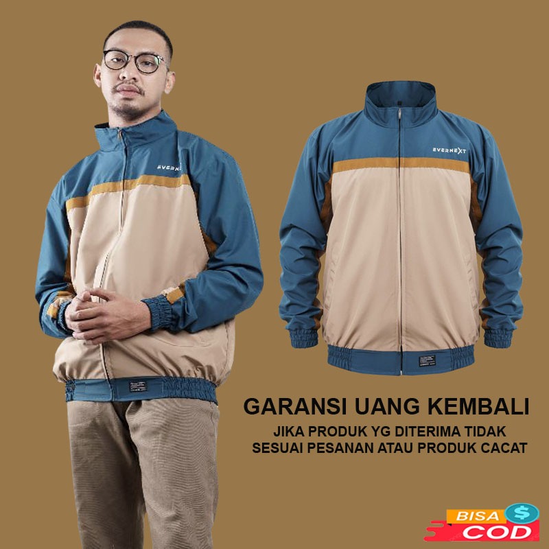 Jaket casual Tractop pria adventure cowok traktop jacket bahan taslan kualitas premium KODE TREKTOP 