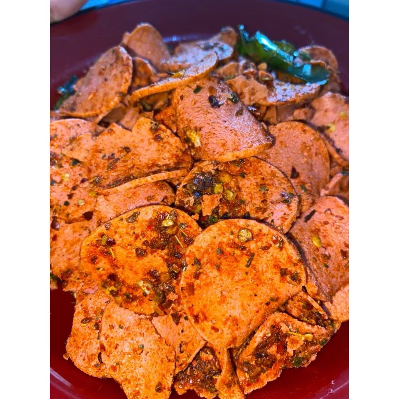 

Sosreng(sosis goreng) Pedas daun jeruk 250gram