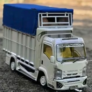 PROMO MURAH MINIATUR TRUK OLENG  TERPAL KOTAK BONUS TERPAL SEGITIGA  FULL VARIASI BONUS TERPAL TERLA