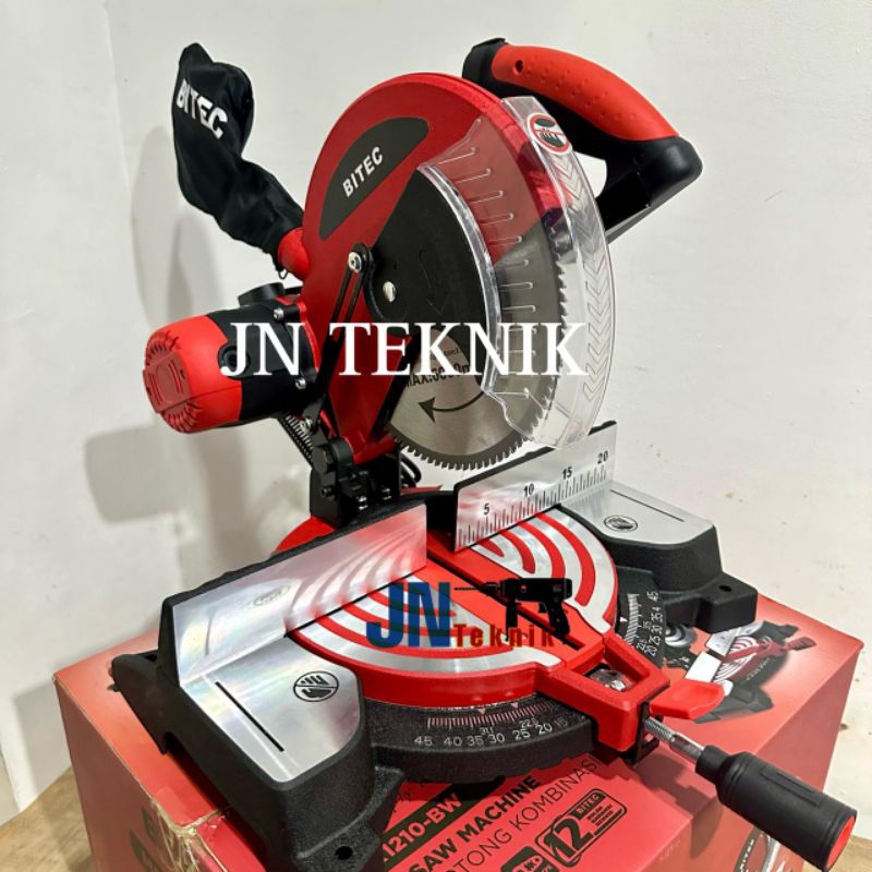 MESIN POTONG ALUMUNIUM 10 INCH BITEC MSM R1210-BW MITER SAW 10 INCH BITEC MSM R1210-BW