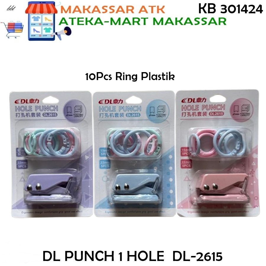 

[1PCS] DL PUNCH 1 HOLE PELUBANG KERTAS DL-2615