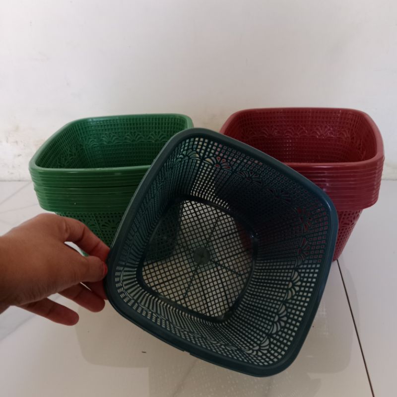 NEW PRODUCT 50 PCS WAKUL HAJATAN WAKUL KOTAK PLASTIK CETING BESEK PLASTIK WAKUL