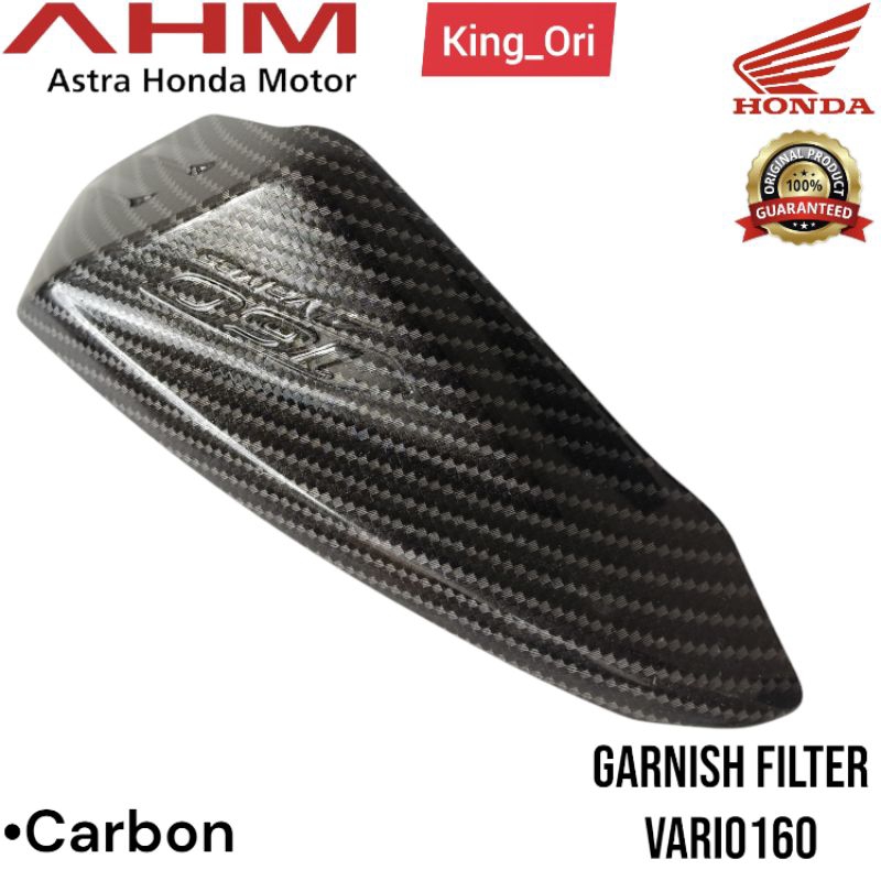 Garnish  Cover Air Cleaner Garnish Filter Hiasan Filter Udara Pcx 160 Vario 160 ADV 160 Ori