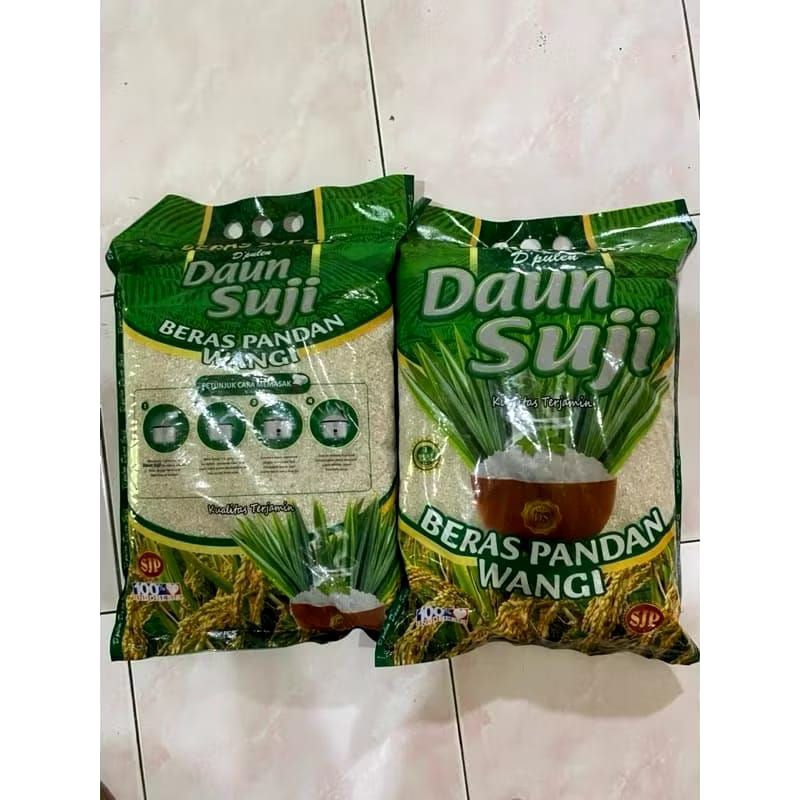 Daun Suji Beras Pandan Wangi kemasan ekonomis