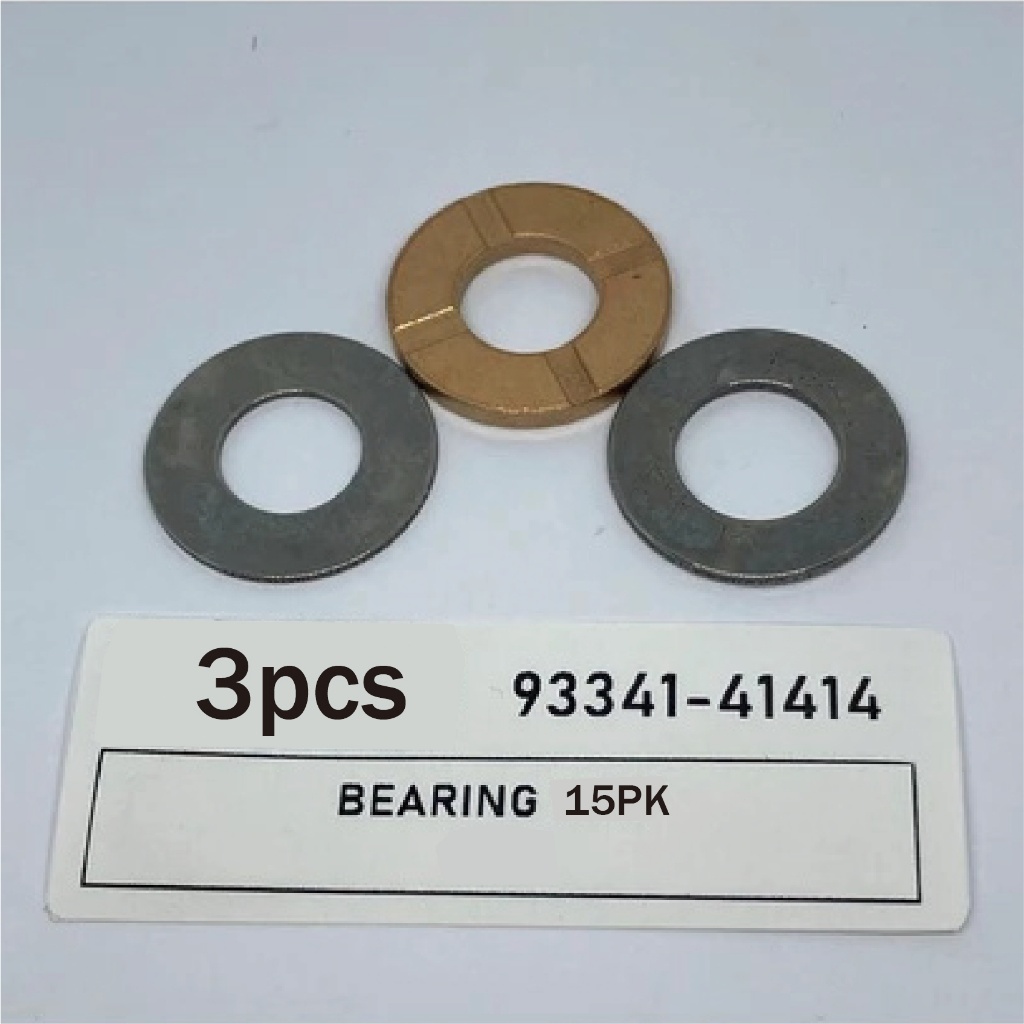 3pcs Ori 93341-41414 Thrust Bearing Yamaha Suku Cadang Mesin Tempel 15pk